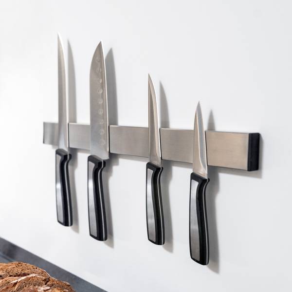 Magnetleiste 8938765 Grau - Metall - 2 x 4 x 40 cm