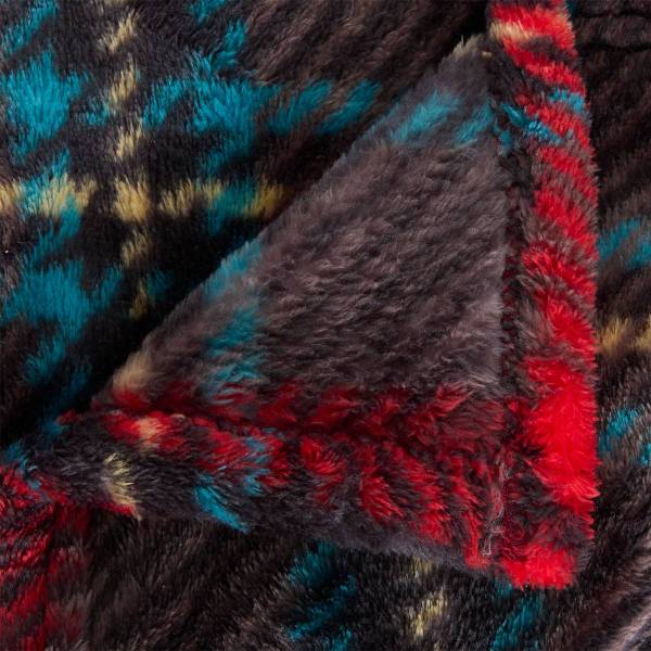 Plaid BRODY Rouge - Textile - 230 x 1 x 180 cm
