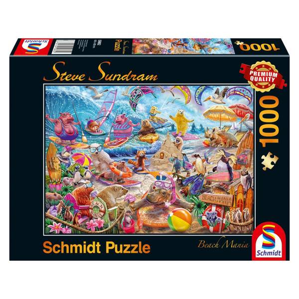 Puzzle Steve Sundram Beach Mania Papier - 28 x 6 x 38 cm