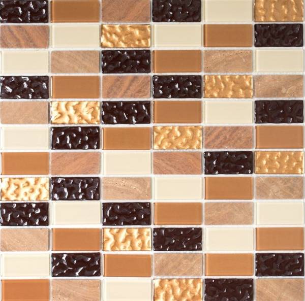 Mosaikfliesen 200-4MS75 Selbstklebend Glas - 30 x 30 x 30 cm