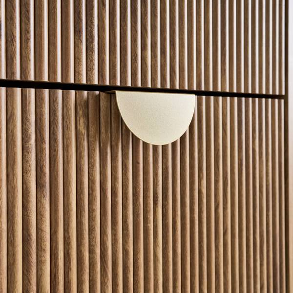 Schuhregal Celian Braun - Holz teilmassiv - 25 x 121 x 60 cm