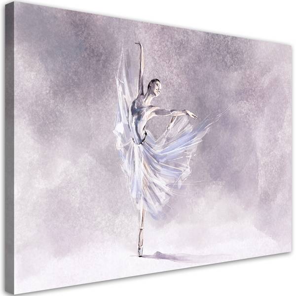 Tableau déco pirouette de ballerine 100 x 70 cm