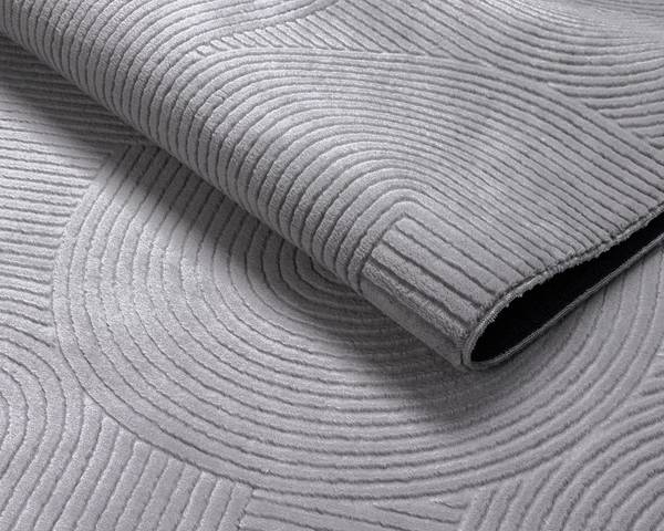 Laagpolig Tapijt Rio A grijs - 80 x 300 cm