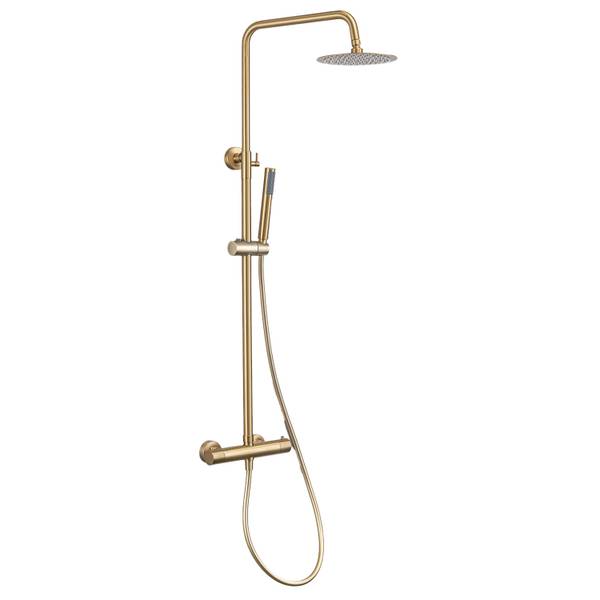 Regendusche Mit Duschtermostat Orlean Gold