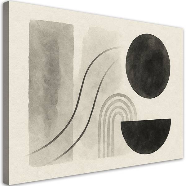 Canvas schilderij Lijnen 100 x 70 cm