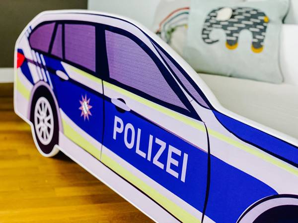 Autobett Polizei 74 x 43 x 146 cm