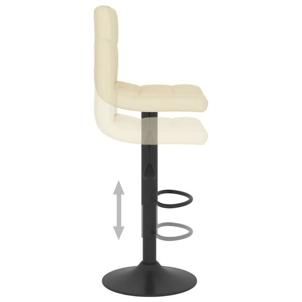 Barkruk 3007102-1 wit - metaal - 40 x 111 x 40 cm