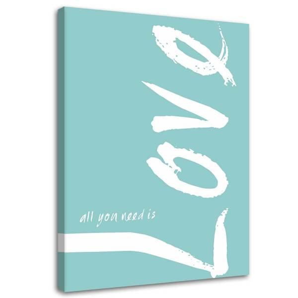 Wandbild liebe 40 x 60 cm