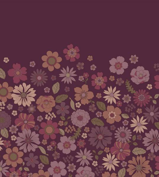 Fototapete 159590 Violett - Papier - 250 x 279 x 250 cm