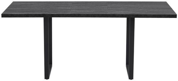 Ausziehtisch NILS 2 Grau - Holzwerkstoff - Metall - 85 x 76 x 180 cm