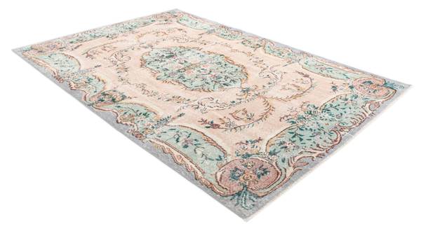 Teppich Ultra Vintage CCCVII Orange - Wolle - 175 x 1 x 284 cm