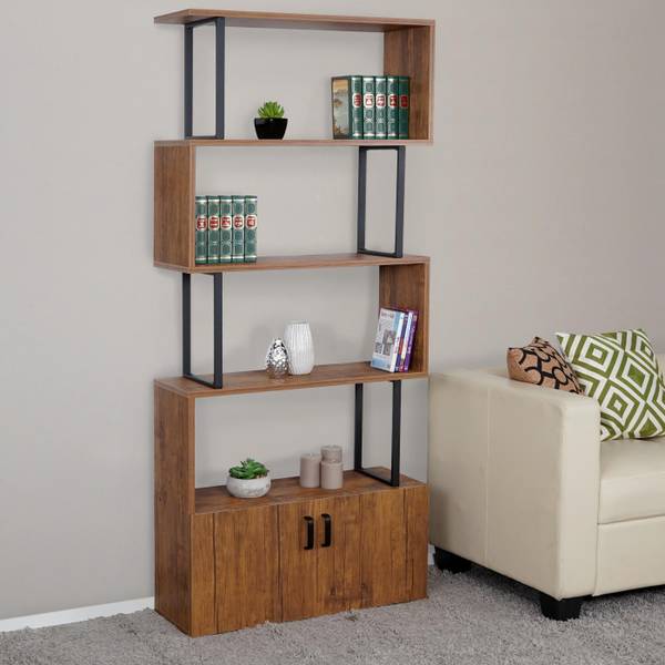 Boekenkast A27 eikenhouten look
