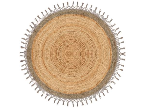 Teppich MARTS Beige - Grau - 140 x 140 cm