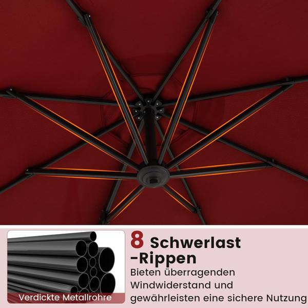 Sonnenschirm ZB33774 Rot
