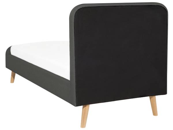 Lit simple RENNES Marron - Gris foncé - Gris
