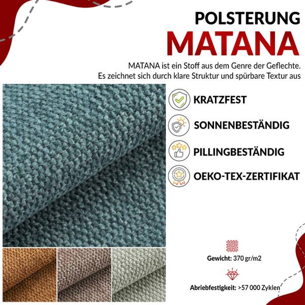 Boxspringbett MIREN KING DUO Sandbraun - Breite: 201 cm - H4