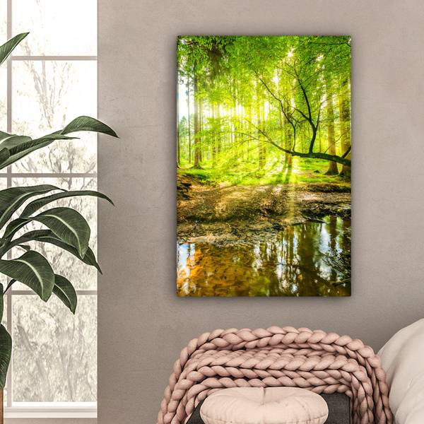 LEINWANDBILD Wald 60 x 90 cm