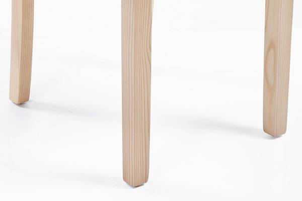 Eetkamerstoel Ina grijs - kunstleer - 41 x 91 x 47 cm