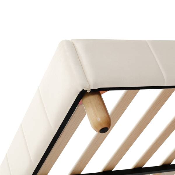 Polsterbett VELVSafe Tiefe: 202 cm
