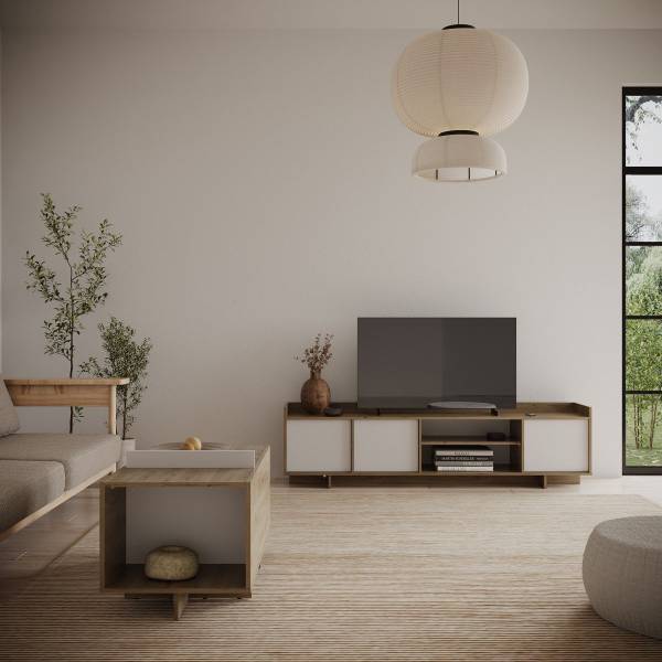 Möbel LEAD Braun - Holzwerkstoff - 37 x 50 x 183 cm
