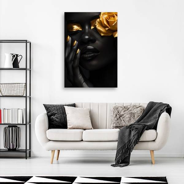 Wandbild Frau 60 x 90 cm