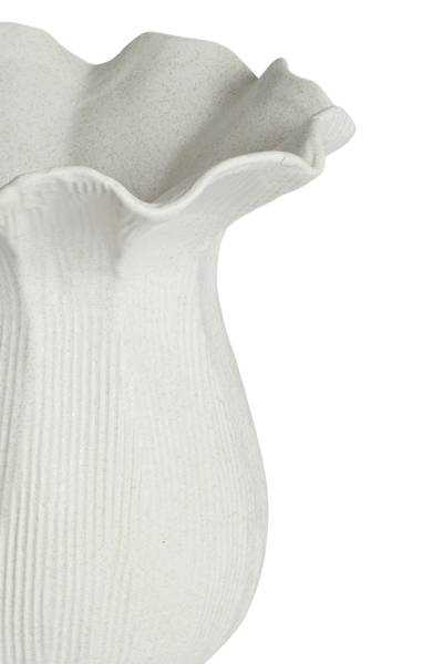 Vase ZENORA Weiß - 21 x 19 x 21 cm