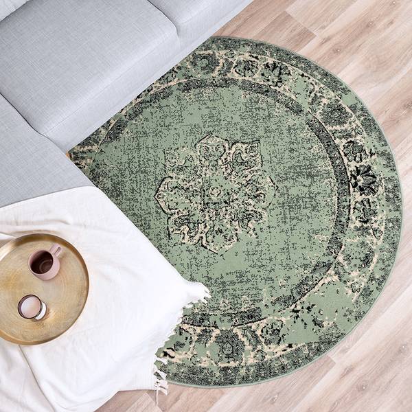 Tapis Wonder Noir - 120 x 120 cm