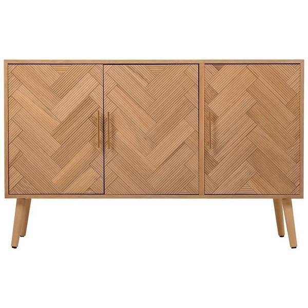 Anrichte Mori Braun - Holzwerkstoff - 34 x 120 x 76 cm