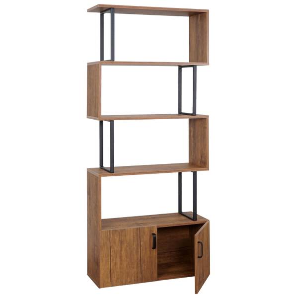 Boekenkast A27 eikenhouten look