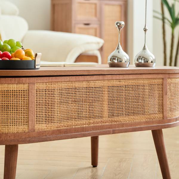 Couchtisch LOTTA Braun - Massivholz - 100 x 41 x 48 cm