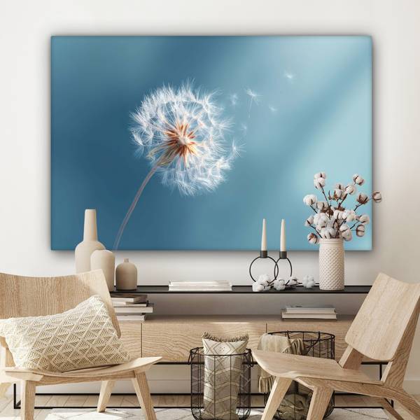 CANVAS SCHILDERIJ Paardenbloem 150 x 100 cm
