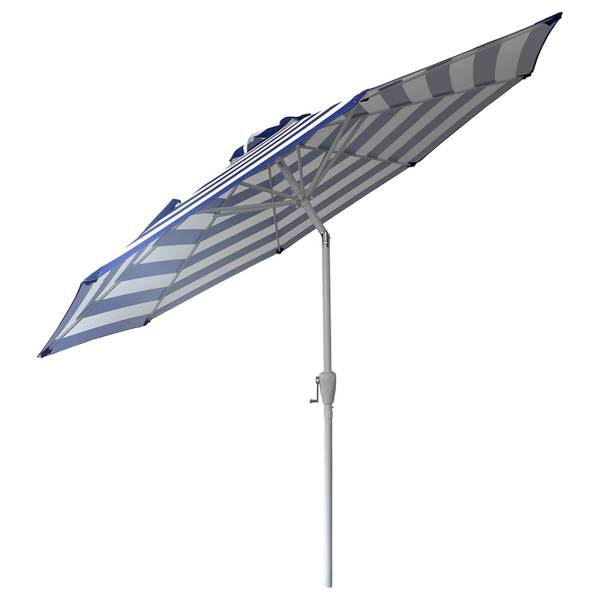 Sonnenschirm BANDOL Blau - Kunststoff - 270 x 237 x 270 cm