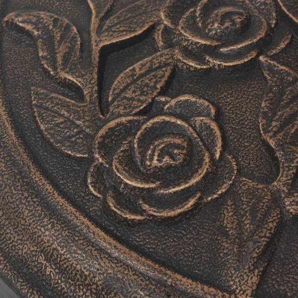 Sonnenschirmständer 3033307 Braun - Stahl - 46 x 34 x 46 cm