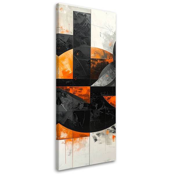 Wandbild Abstrakte Formen 30 x 90 cm