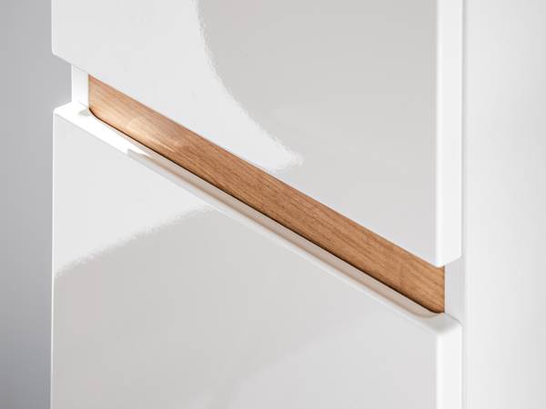 Hochschrank PLATINUM HC35 2D Weiß - Melamin - 35 x 176 x 30 cm