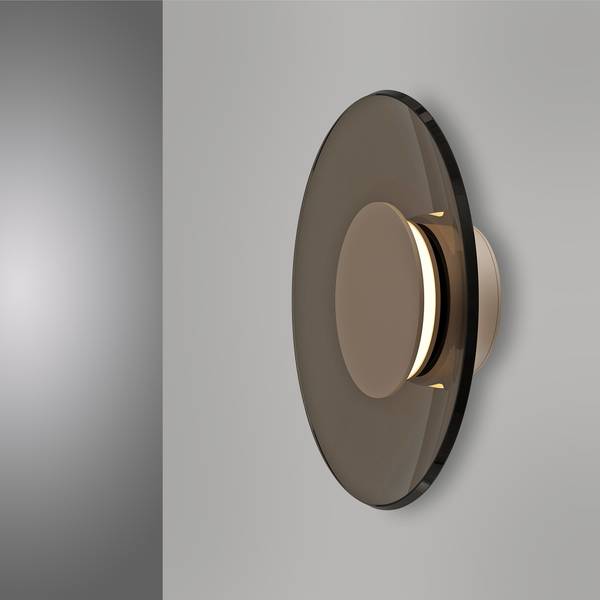 LED Wandleuchte PURE Moon Bronze - 9 x 32 cm