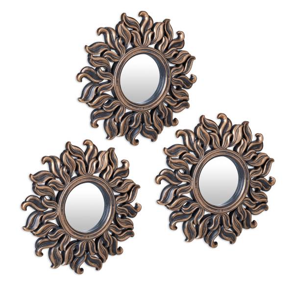 103276 3-er Set Glas - Kunststoff - 28 x 7 x 30 cm