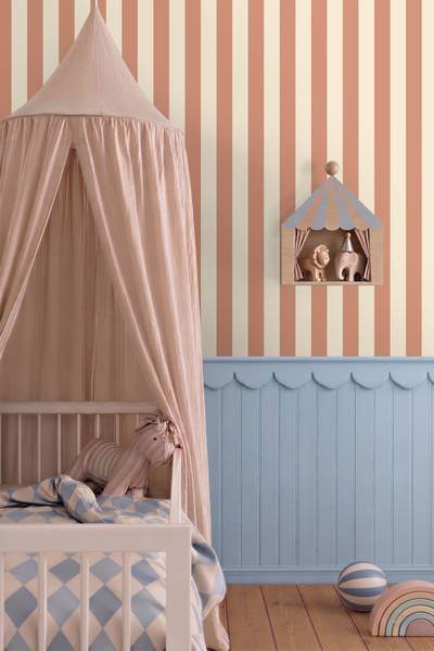 Tapete 131922 Pink - Papier - 53 x 1005 x 1005 cm