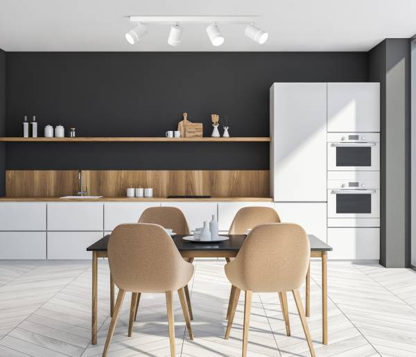 Barres de projecteur Selma Blanc - Métal - 6 x 10 x 64 cm