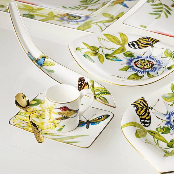 Espresso-Set Amazonia 12-teilig Porzellan - 11 x 8 x 15 cm