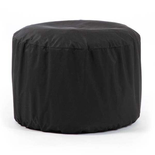 Schutzhülle Pouf Der Ruhepouf Schwarz - Baumwollstoff - 60 x 40 x 60 cm