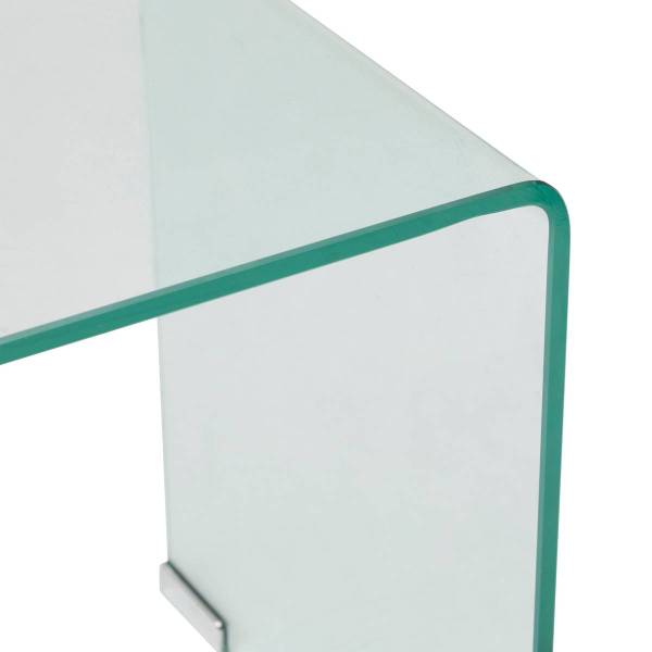 2 Satztische LENIA Glas - 30 x 47 x 51 cm