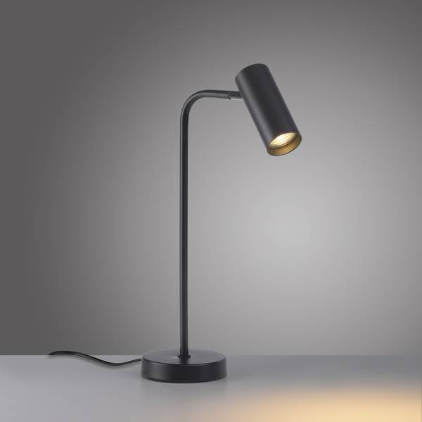 LED Tischleuchte RIK Schwarz - Metall - 13 x 48 x 28 cm