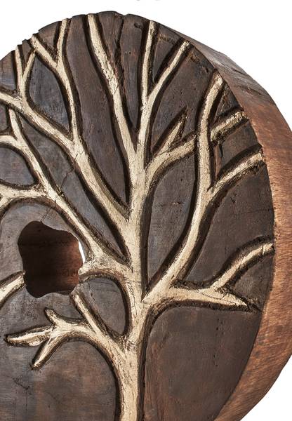 Dekofigur TREE Braun - Massivholz - 6 x 27 x 27 cm