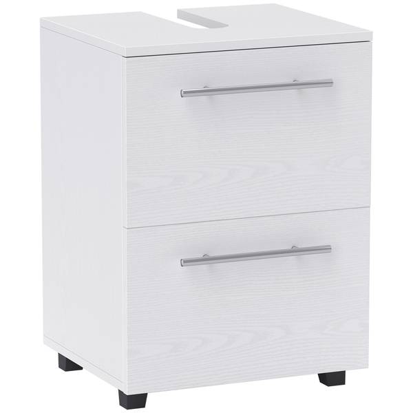 Waschbeckenunterschrank 834-774V90WT Weiß - Holzwerkstoff - 36 x 59 x 42 cm