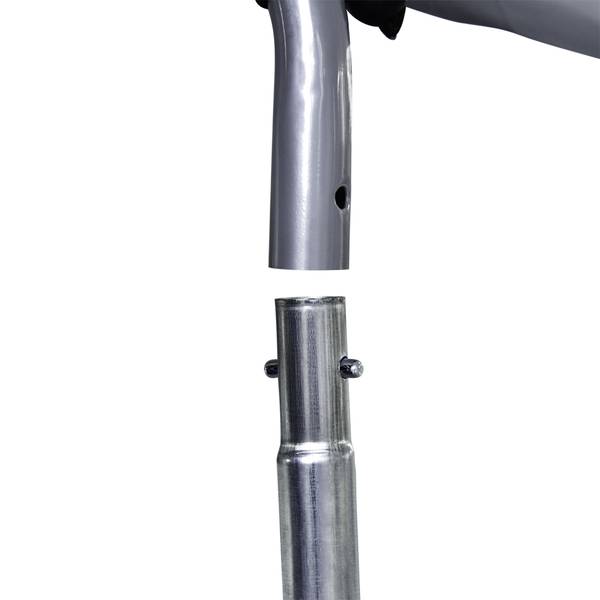 Geflügelgehege BB7113 Silber - Metall - 33 x 16 x 198 cm