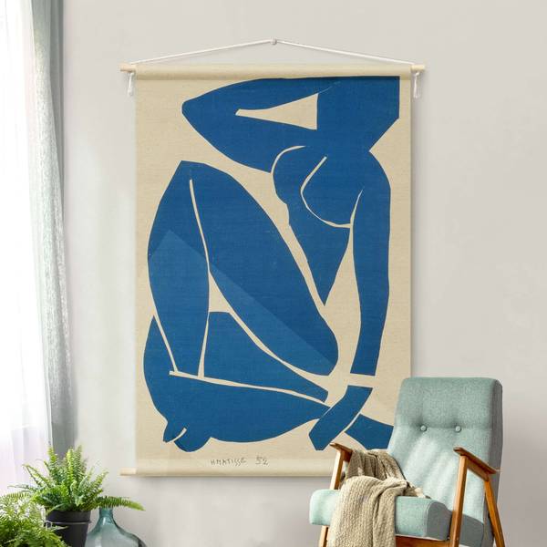 Wandteppich Henri Matisse Nu bleu III 110 x 165 cm