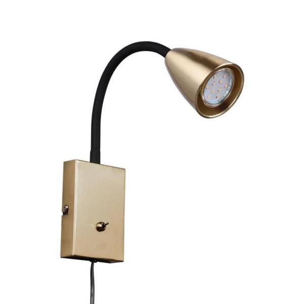 Wandleuchte WANDA Schwarz - Gold