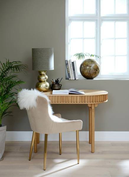 Yoffers Schreibtisch Braun - Massivholz - 120 x 75 x 60 cm