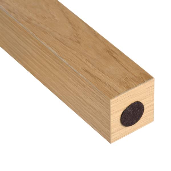 Schreibtisch DEVAKI LT WD Braun - Holzwerkstoff - 50 x 90 x 100 cm